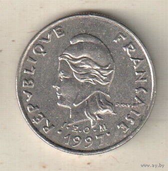 Французская Полинезия 10 франк 1997