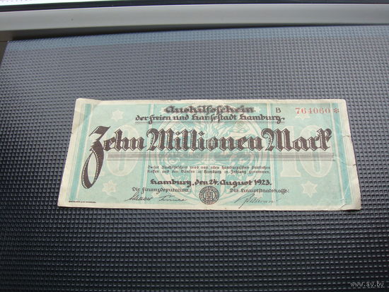 Германия 10000000 10 миллионов  марок 1923