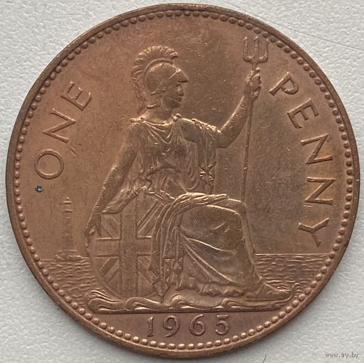 Великобритания 1 пенни 1965 г.