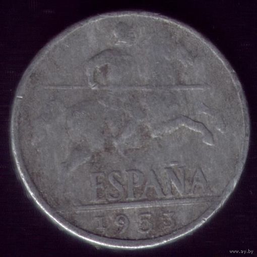 10 сентимос 1953 год Испания
