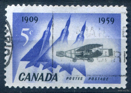 Канада - 1959г. - авиация - 1 марка - полная серия, гашёная [Mi 330]. #3-WK-100-A-2