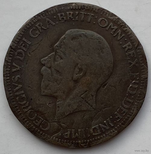 Великобритания 1/2 пенни 1935 г.