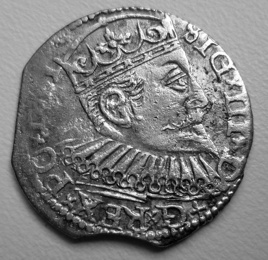 3 гроша 1597 года. Рига.