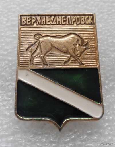 Значок. Герб города. Верхнеднепровск #0545