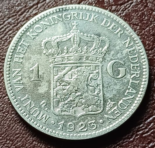 Нидерланды 1 гульден, 1923     ( 1-10-1 )
