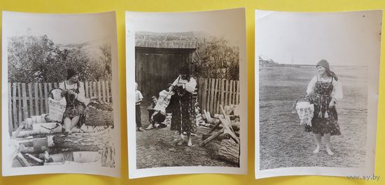Фото "Пасха", 1950-е гг., Украина, 3 шт.