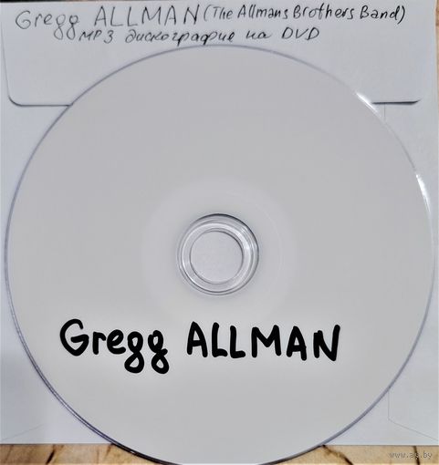 DVD MP3 Greg ALLMAN (The ALLMAN BROTHERS BAND) дискография (Blues rock, Southern rock) - 1 DVD-5