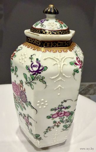 Ваза Samson Англия 19 век в стиле Шинуазри