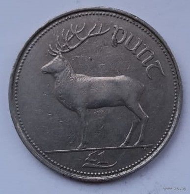 Ирландия, 1 фунт, 1990 год, XF
