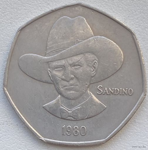 Никарагуа 5 кордоба 1980 г.