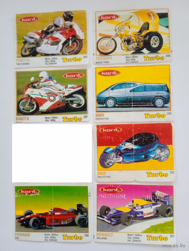 Вкладыши Turbo. Цена за 1 шт.