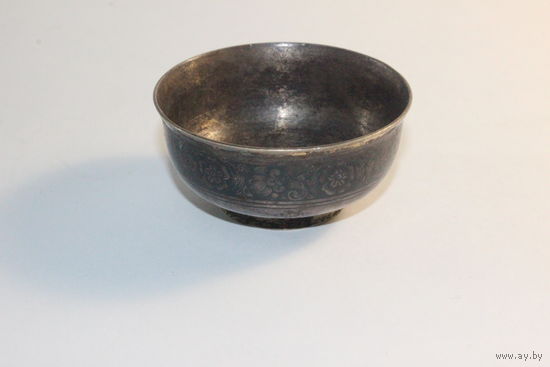 Серебряная солонка 875 пробы