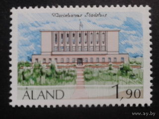 Аланды 1989 ратуша в Мариенхам