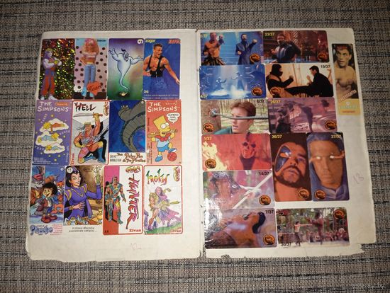 Наклейки 90-х Лот 18