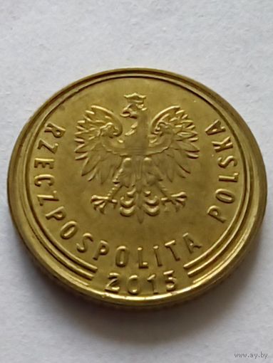 Польша 1 грош 2015 г.UNC(1)