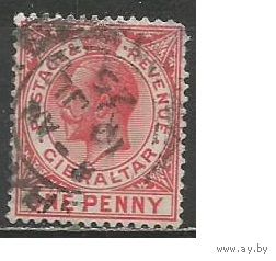 Гибралтар. Король Георг V. 1921г. Mi#77.