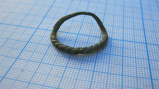 Перстень старинный. Бронза, литье.