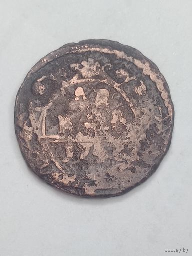 Российская империя Деньга 1748 года .