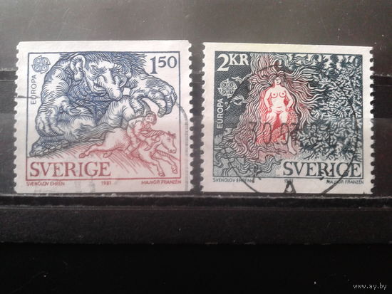 Швеция 1981 Европа, фольклор Полная серия
