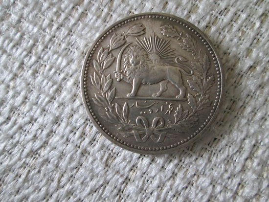 5000 динар ,  Иран , 1902 год , Шах  Мозафереддин-шах  Каджар ,   с  1  рубля