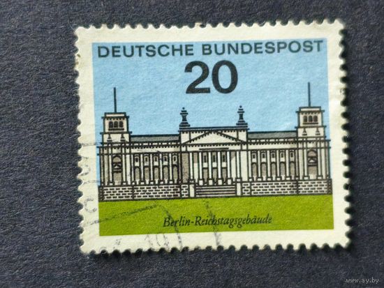 Германия 1964. Столицы земель Федеративной Республики Германия. Рейхстаг, Берлин