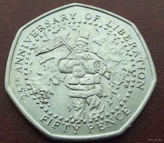 Фолклендские острова. 50 пенсов 2007