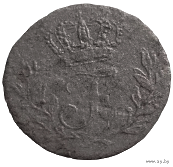 КОРОЛЕВСТВО ШВЕЦИЯ. 1 ЭРЕ 1732. КОРОЛЬ ФРЕДРИК I ГЕССЕНСКИЙ. СЕРЕБРО