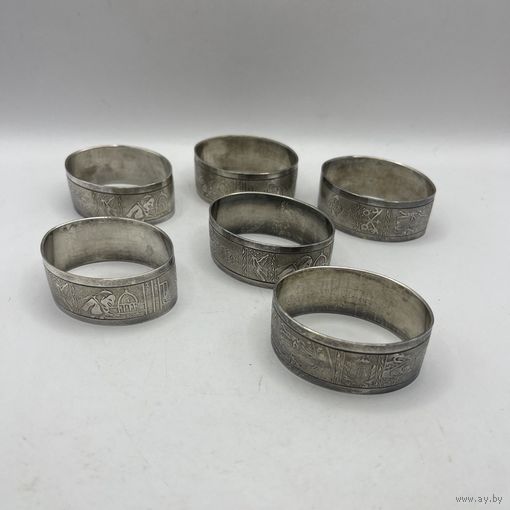 Набор колец для салфеток. Италия-Ватикан. 3677