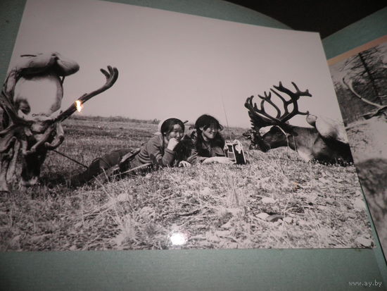 Большой альбом с фотографиями 23х17 см.с видами Калымы,приисков и г.Магадана 1979 г.40 фотографий С рубля.