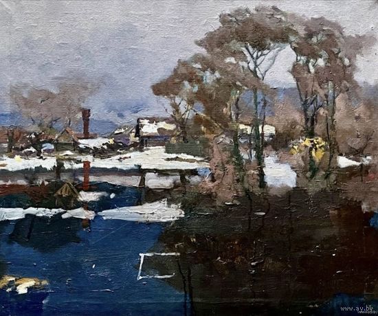 Дорошевич Ф.И. Пейзаж. Холст, масло. Размер 55х65,5 см.