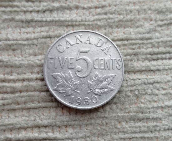 Werty71 Канада 5 центов 1930 Георг 5