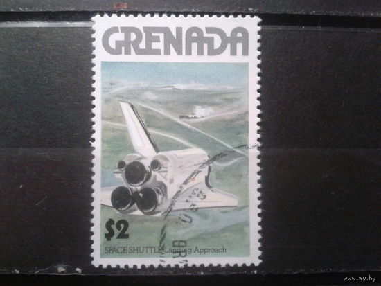 Гренада 1978 Космос, концевая марка 2 доллара