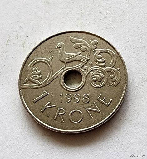 Норвегия 1 крона, 1998
