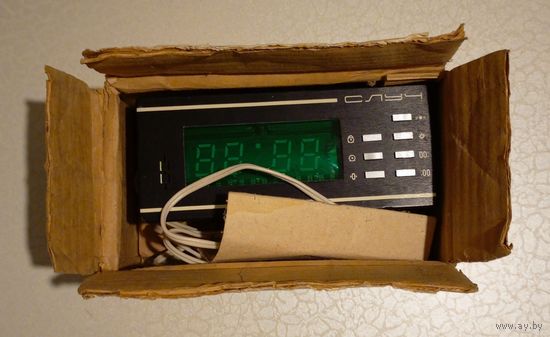 Часы-будильник Случ 1991 года новые в оригинальной упаковке