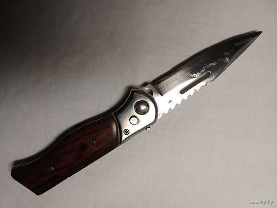 Нож выкидной Yagnos Knife с предохранителем