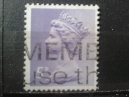 Англия 1971 Королева Елизавета 2  5 пенсов