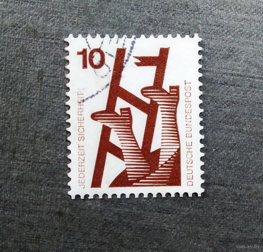 Марка Германия 1971 год Стандартный выпуск