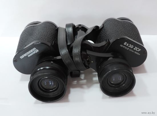 Бинокль "BRESSER Hunter 8-30 ZCF" 70-е годы Германия. Исправный.