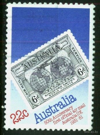 Австралия - 1981 [Mi. 745] Гашеная (AU17)