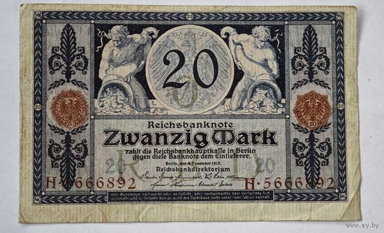 1915 год Германия 20