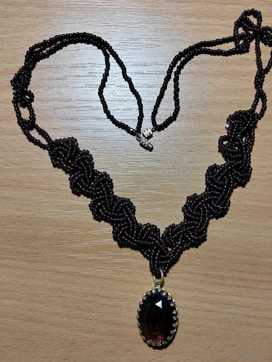 КОЛЬЕ ИЗ БИСЕРА. ЧЕХОСЛОВАКИЯ