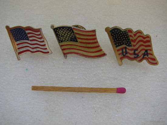 Флаг США. тяжёлый, цанга. цена за 1 шт.