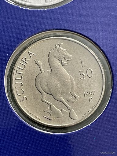 Сан-Марино 50 лир 1997 г ( из набора )