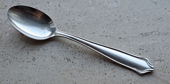 Ложка чайная посеребренная клеймо Корона 90 Германия ХХ век.