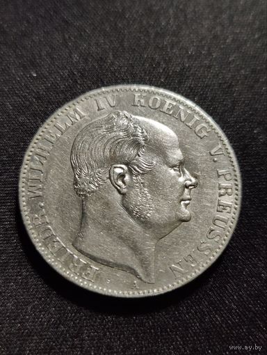 Германия.Пруссия. Талер 1859 г. Фридрих Вильгельм IV.