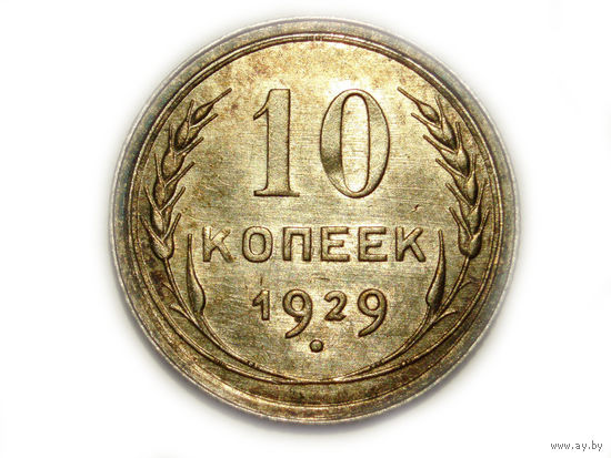10 копеек 1929 UNC