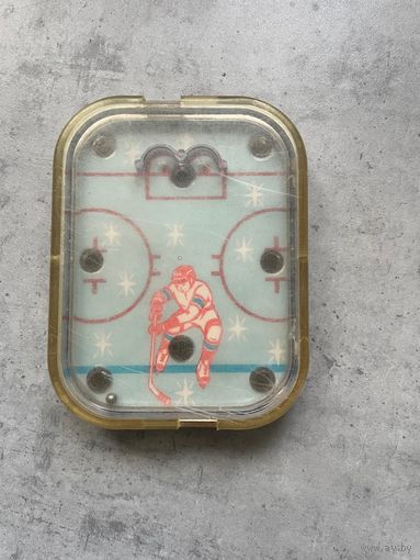 Игра винтажная карманная "Хоккей". Straume. Рижский завод "Страуме". Латвия. СССР. Редкость.