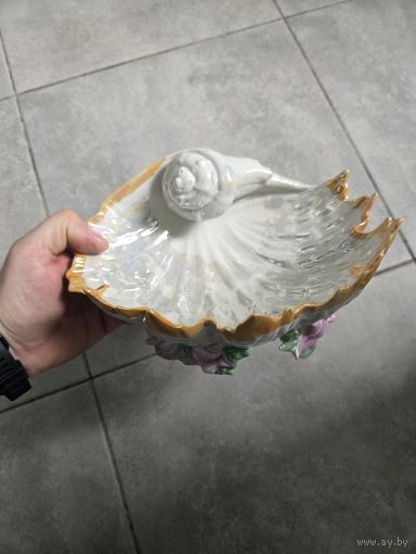 Винтажная фарфоровая конфетница, ваза