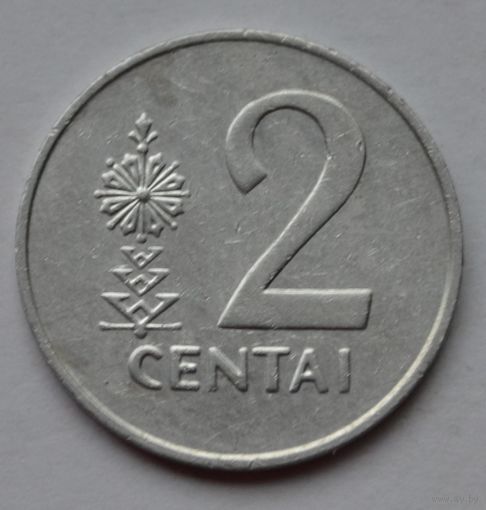 Литва, 2 цента 1991 г.