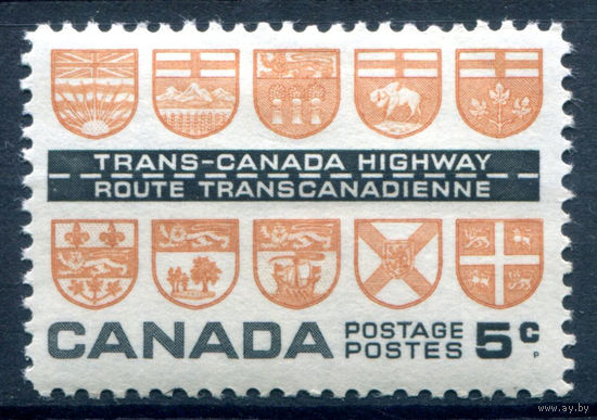 Канада - 1962г. - транс Канада - 1 марка - полная серия, MH [Mi 347]. #3-WK-100-A-2